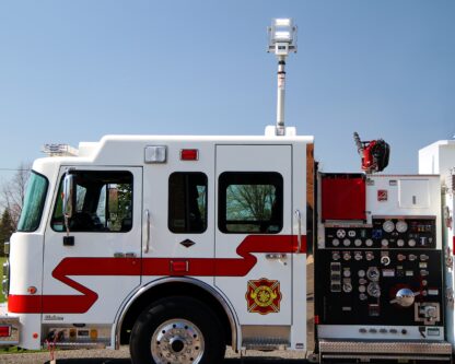 LED Light Tower Fire Truck